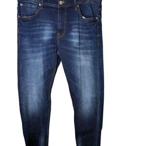 Jeanius Dark Wash Denim Jeans, Size 34/34